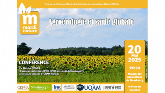 Conférence Mardi Nature 20/05/25 : Agroécologie et santé globale