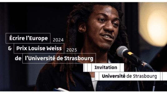 Lancement Prix Louise Weiss 2025 – Écrire l’Europe 2024 